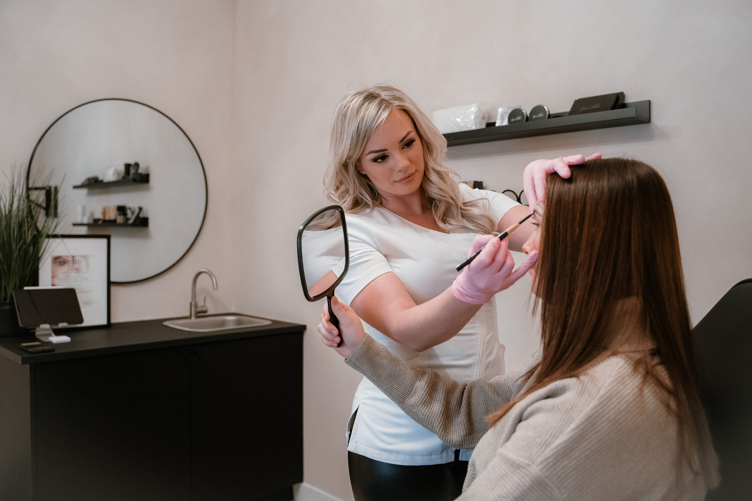 brow mapping permanent makeup eyebrow tattoo Calgary alberta